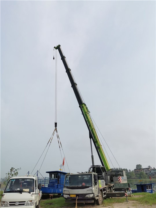 麦积区桥梁建设吊装案例